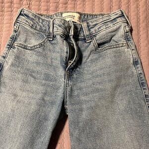 Abercrombie girls wide leg jeans